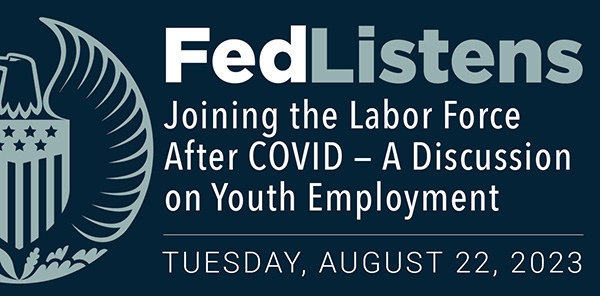Fed Listens event graphic
