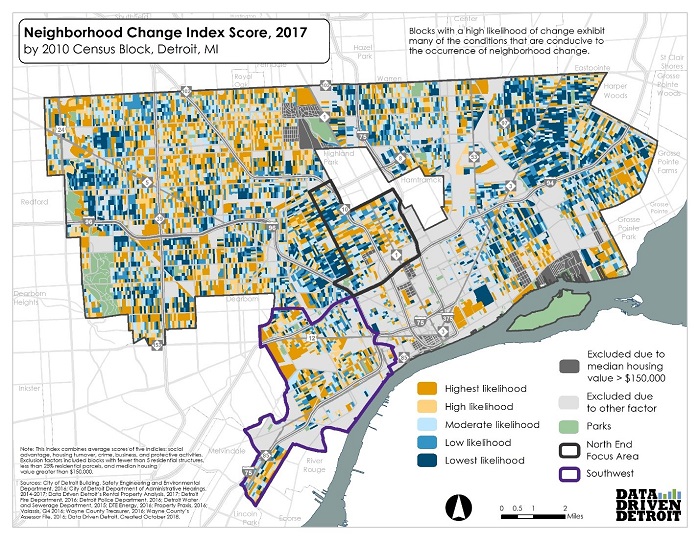 Neighborhood Change Index Score