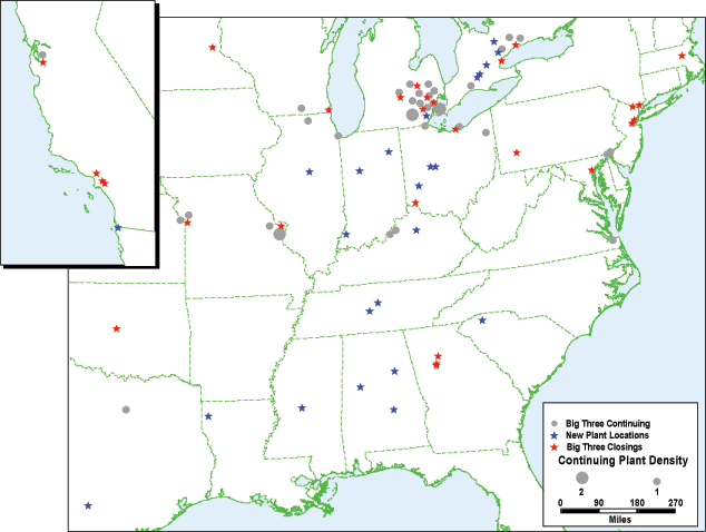 Assembly plant locations