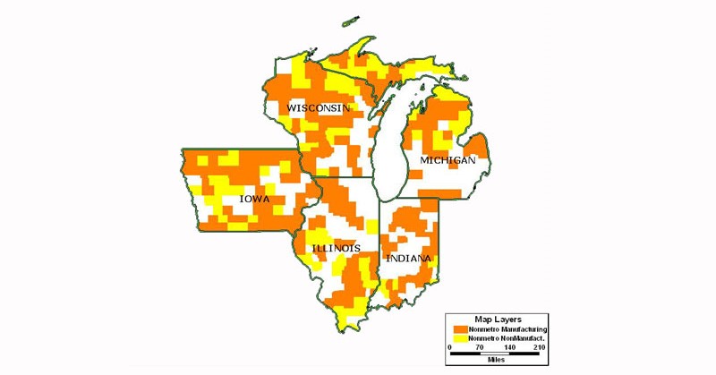 Non-metropolitan employment