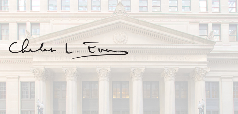 Charles Evans' signature