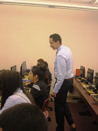 photo of classroom volunteer event